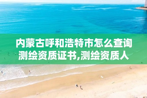内蒙古呼和浩特市怎么查询测绘资质证书,测绘资质人员查询系统。 内蒙古呼和浩特市怎么查询测绘资质证书,测绘资质人员查询系统。