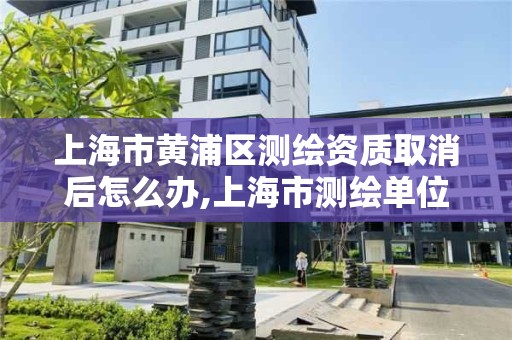 上海市黄浦区测绘资质取消后怎么办,上海市测绘单位名单。