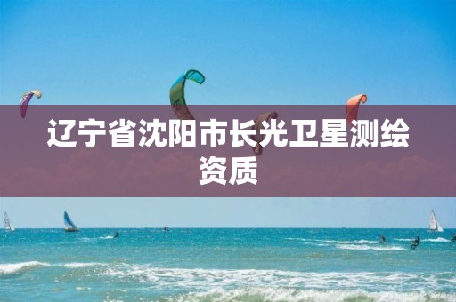 辽宁省沈阳市长光卫星测绘资质