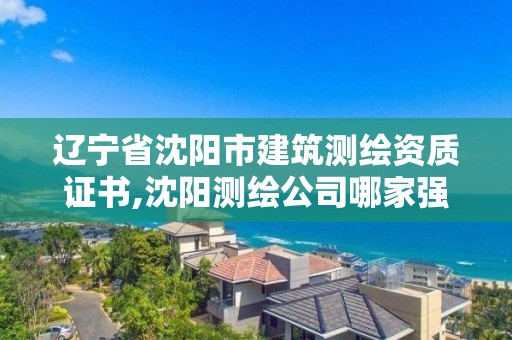 辽宁省沈阳市建筑测绘资质证书,沈阳测绘公司哪家强哪家好。