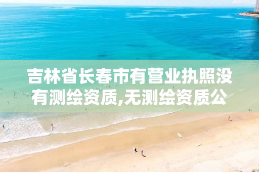 吉林省长春市有营业执照没有测绘资质,无测绘资质公司进行测绘的后果。