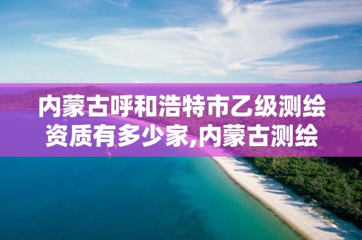 内蒙古呼和浩特市乙级测绘资质有多少家,内蒙古测绘资质单位名录。