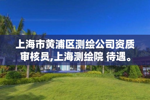 上海市黄浦区测绘公司资质审核员,上海测绘院 待遇。