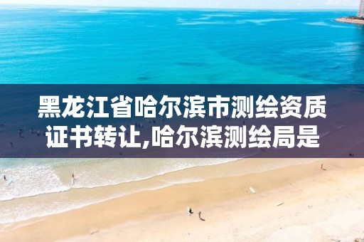 黑龙江省哈尔滨市测绘资质证书转让,哈尔滨测绘局是干什么的。