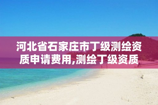 河北省石家庄市丁级测绘资质申请费用,测绘丁级资质人员条件。