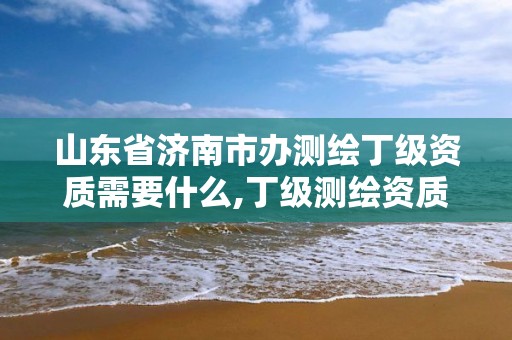 山东省济南市办测绘丁级资质需要什么,丁级测绘资质经营范围。