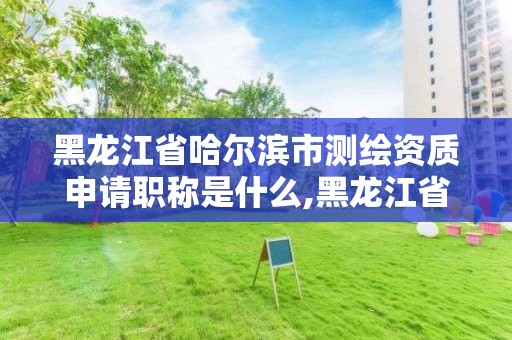 黑龙江省哈尔滨市测绘资质申请职称是什么,黑龙江省测绘资质延期通知。