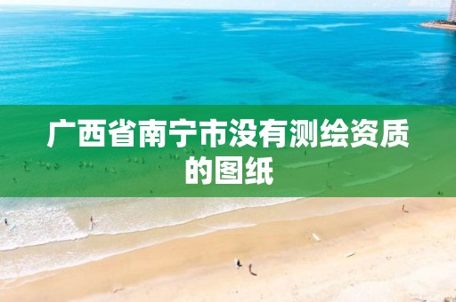 广西省南宁市没有测绘资质的图纸