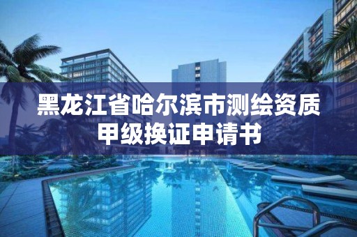 黑龙江省哈尔滨市测绘资质甲级换证申请书