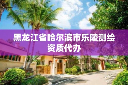 黑龙江省哈尔滨市乐陵测绘资质代办