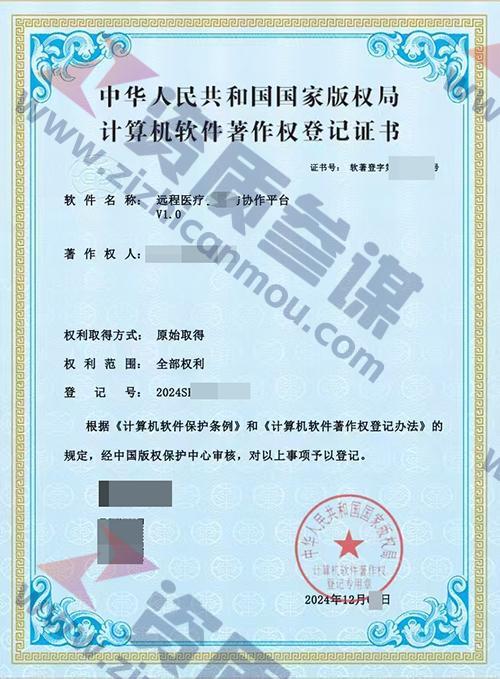 2024年12月计算机软件著作证书案例展示-2