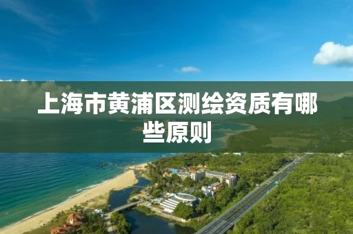 上海市黄浦区测绘资质有哪些原则