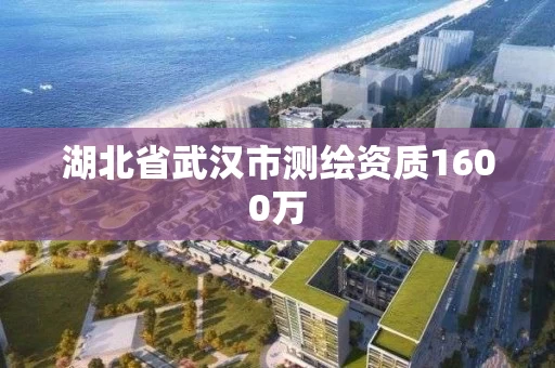 湖北省武汉市测绘资质1600万