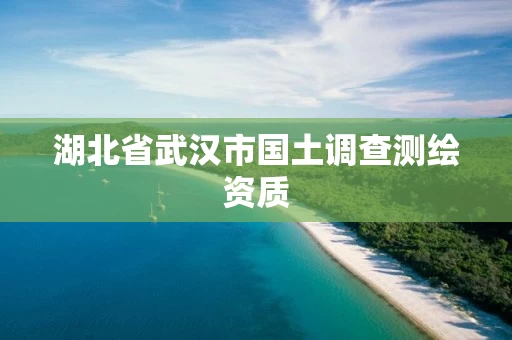 湖北省武汉市国土调查测绘资质 湖北省武汉市国土调查测绘资质