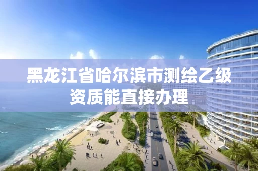 黑龙江省哈尔滨市测绘乙级资质能直接办理
