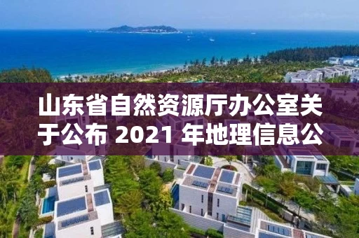 山东省自然资源厅办公室关于公布 2021 年地理信息公共服务平台综合评估情况的通知