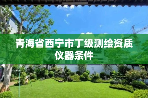 青海省西宁市丁级测绘资质仪器条件