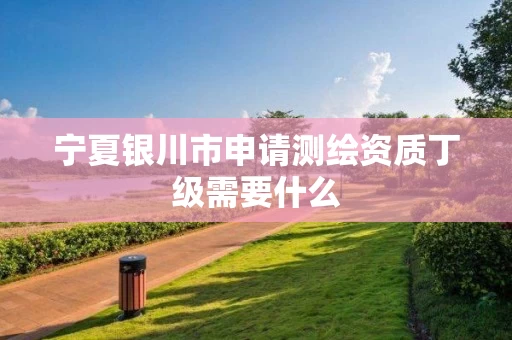 宁夏银川市申请测绘资质丁级需要什么