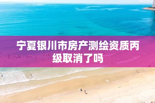 宁夏银川市房产测绘资质丙级取消了吗