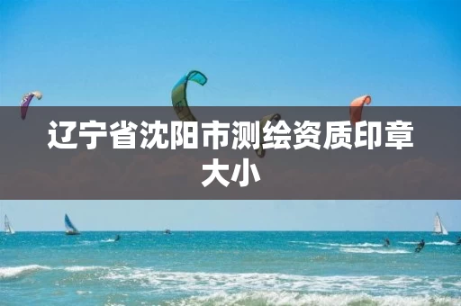 辽宁省沈阳市测绘资质印章大小