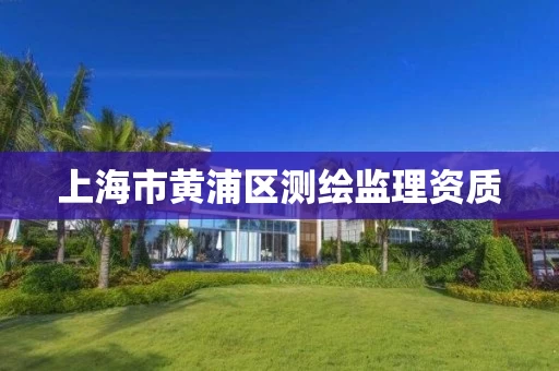 上海市黄浦区测绘监理资质