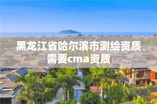 黑龙江省哈尔滨市测绘资质需要cma资质