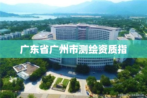 广东省广州市测绘资质指 广东省广州市测绘资质指