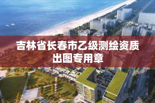 吉林省长春市乙级测绘资质出图专用章