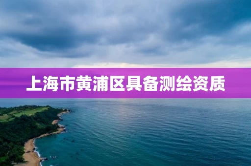 上海市黄浦区具备测绘资质