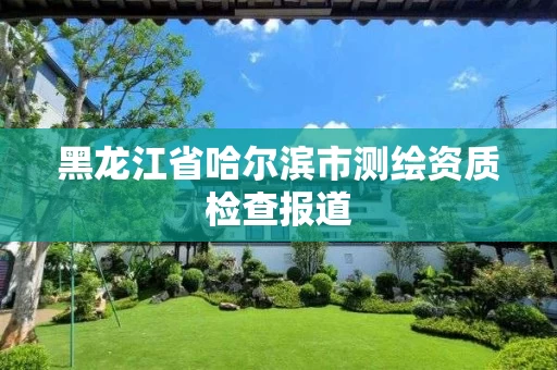 黑龙江省哈尔滨市测绘资质检查报道