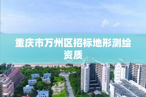 重庆市万州区招标地形测绘资质