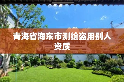 青海省海东市测绘盗用别人资质