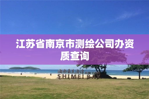 江苏省南京市测绘公司办资质查询 江苏省南京市测绘公司办资质查询