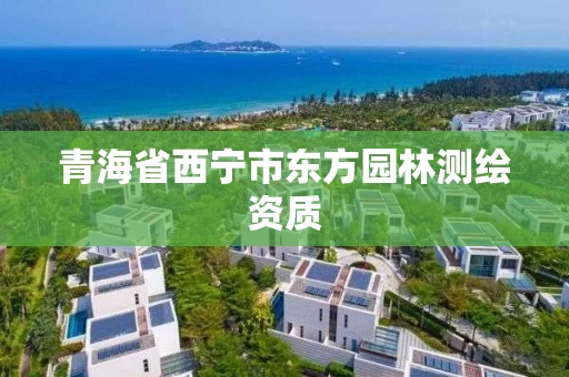青海省西宁市东方园林测绘资质