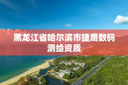 黑龙江省哈尔滨市捷鹰数码测绘资质
