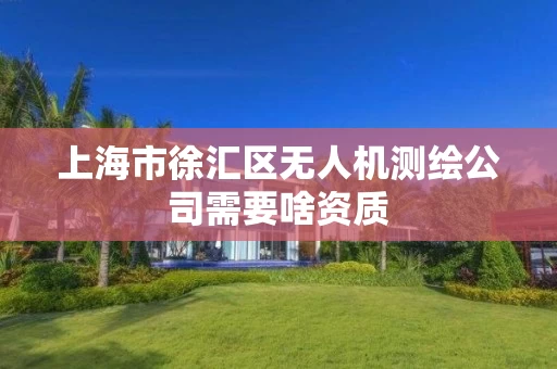 上海市徐汇区无人机测绘公司需要啥资质