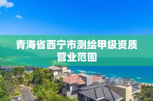 青海省西宁市测绘甲级资质营业范围