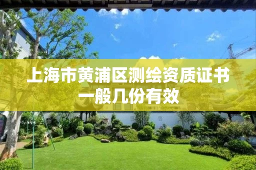上海市黄浦区测绘资质证书一般几份有效