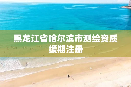 黑龙江省哈尔滨市测绘资质缓期注册 黑龙江省哈尔滨市测绘资质缓期注册