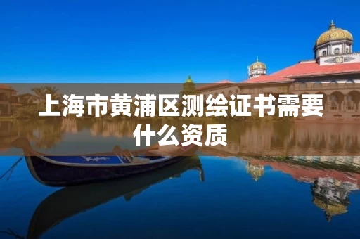 上海市黄浦区测绘证书需要什么资质