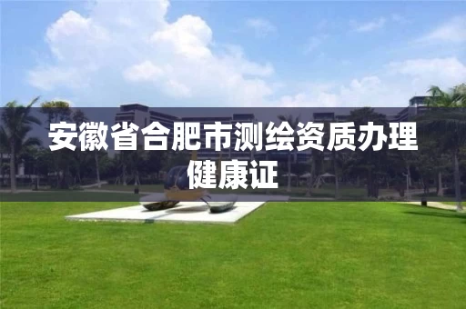 安徽省合肥市测绘资质办理健康证 安徽省合肥市测绘资质办理健康证