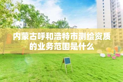 内蒙古呼和浩特市测绘资质的业务范围是什么