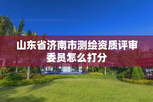 山东省济南市测绘资质评审委员怎么打分