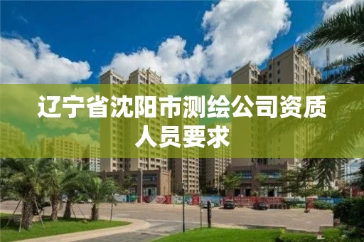 辽宁省沈阳市测绘公司资质人员要求