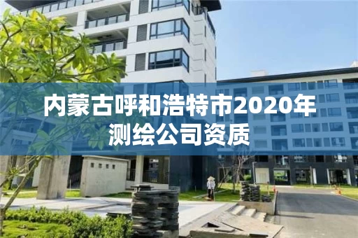 内蒙古呼和浩特市2020年测绘公司资质
