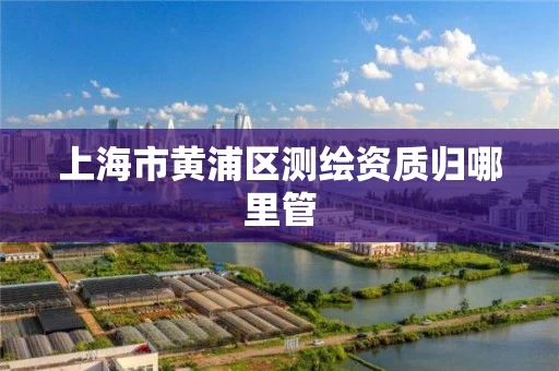上海市黄浦区测绘资质归哪里管