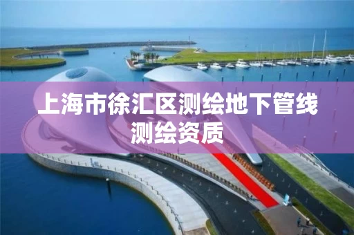 上海市徐汇区测绘地下管线测绘资质 上海市徐汇区测绘地下管线测绘资质