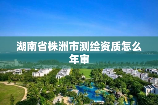 湖南省株洲市测绘资质怎么年审