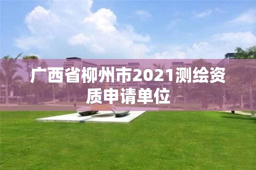 广西省柳州市2021测绘资质申请单位