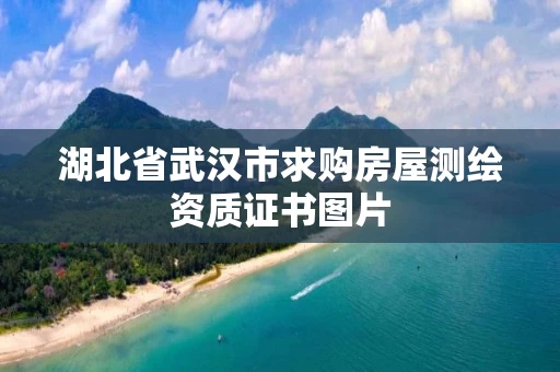 湖北省武汉市求购房屋测绘资质证书图片